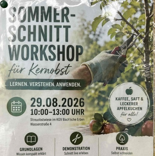 Workshop Obstbaumschnitt